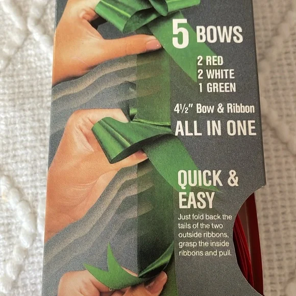 NIB 3M PULL BOWS.  2 packs.  5 Bows in each. - Picture 3 of 4